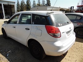 2003 Toyota Matrix White 1.8L AT #Z22020